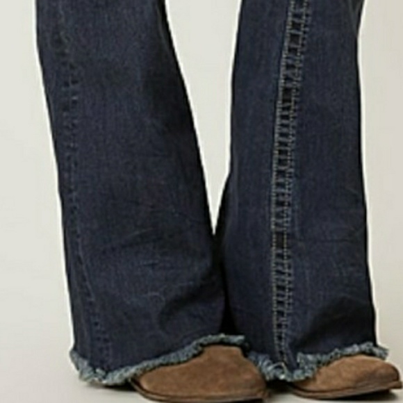 SIZE 29-31 MISS ME SELECT FRINGE HEM FLARE - Picture 5 of 5